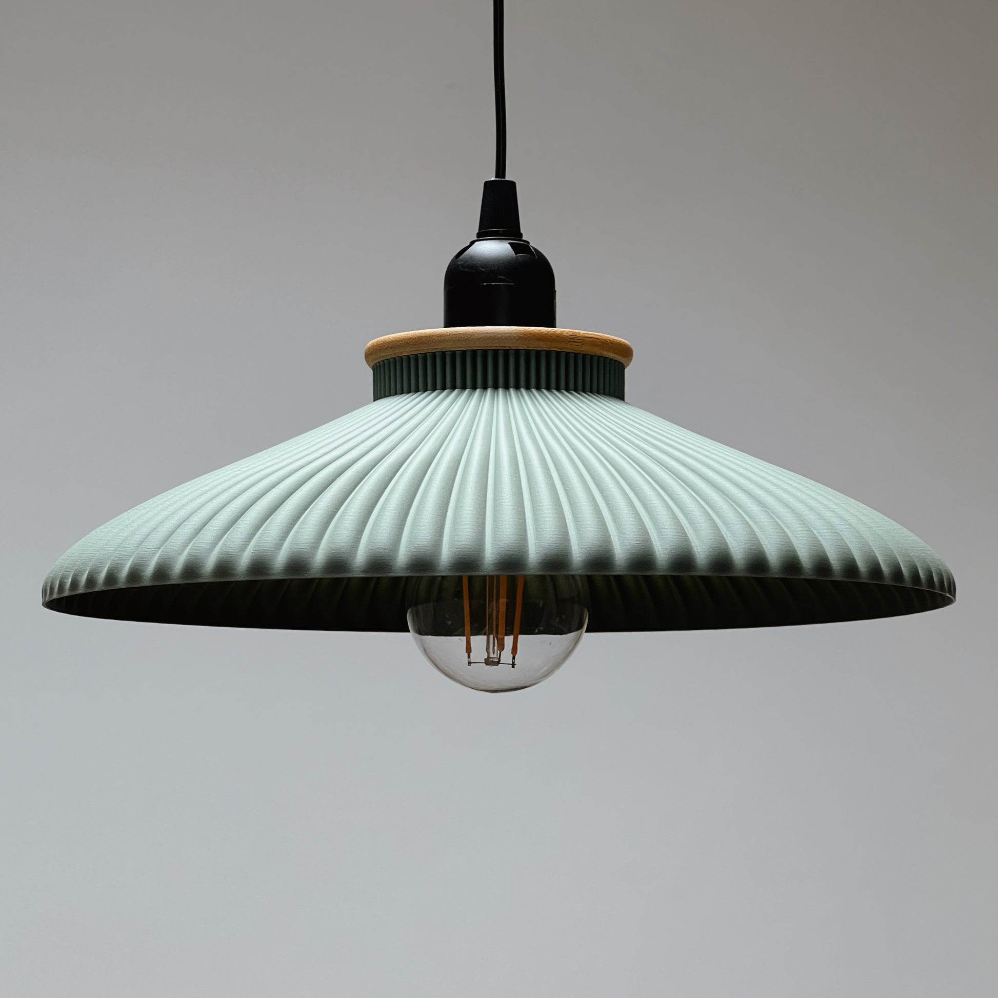 Lumi 30 Lampe Grün Grau